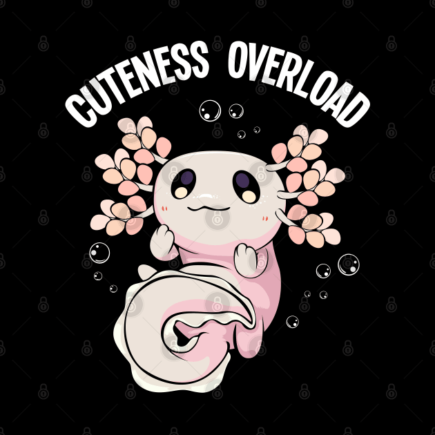 Axolotl - Cuteness Overload Kawaii Lurch by Lumio Gifts