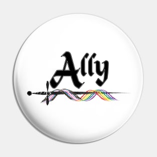 Ally Sword blk Pin