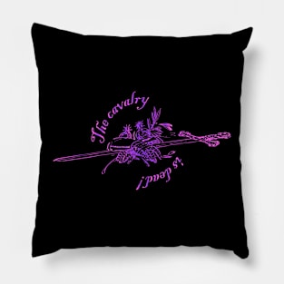 Cavalry (violet) Pillow