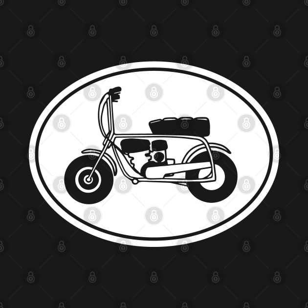 Vintage Minibike, Mini Bike Graphic by Huhnerdieb Apparel