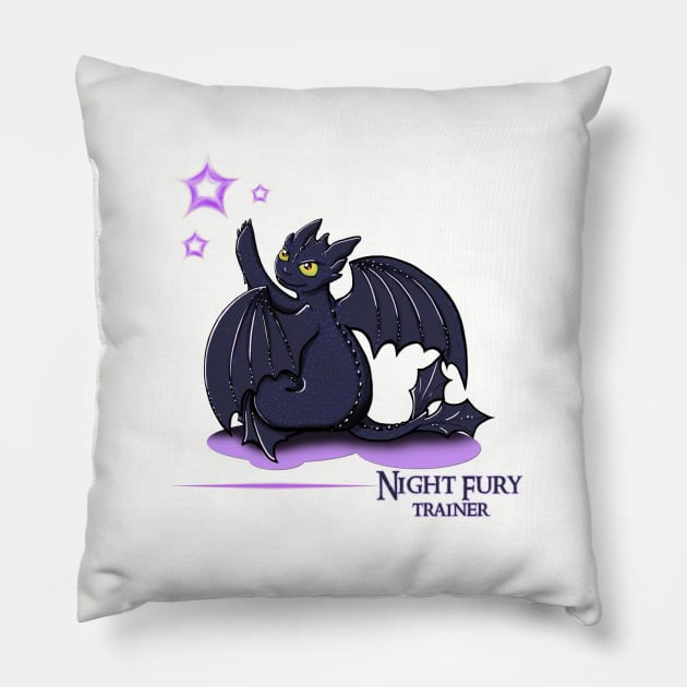 Night Fury Pillow by Rhaenys