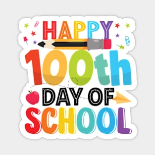 Happy 100 Days Of School Cool Teacher Student Magnet