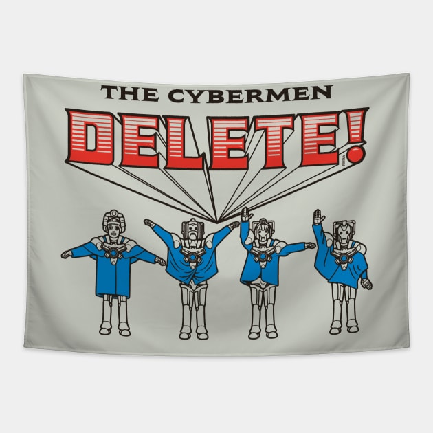 Cyber Beatles Tapestry by raffaus