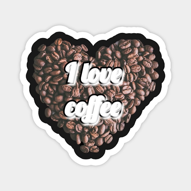 I love coffee Magnet by djil13