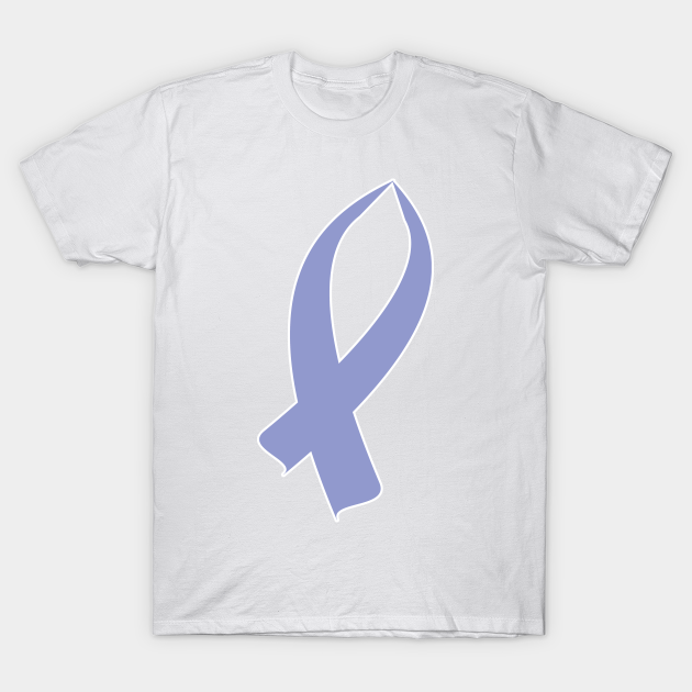 Discover Awareness Ribbon (Periwinkle) - Awareness Ribbon - T-Shirt