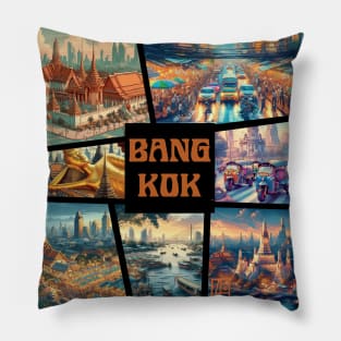 THAI CITY - BANGKOK - TRAVEL -1 Pillow