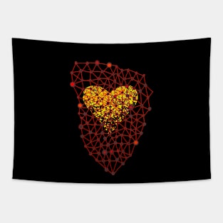 captured heart Tapestry