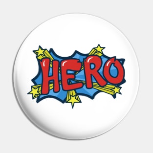 Comic Hero Pin