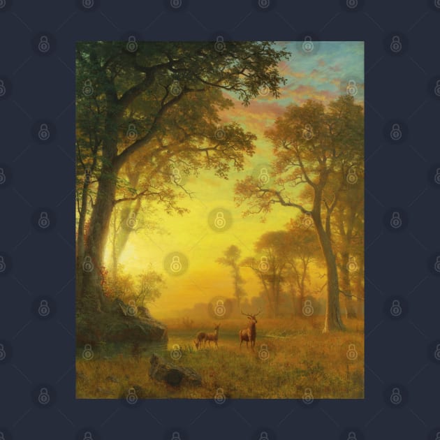 Albert Bierstadt Light in the Forest by immortalpeaches