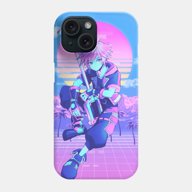 Vaporwave kingdom hearts Phone Case by Sandee15