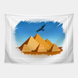 Pyramid  Egypt travel template Tapestry