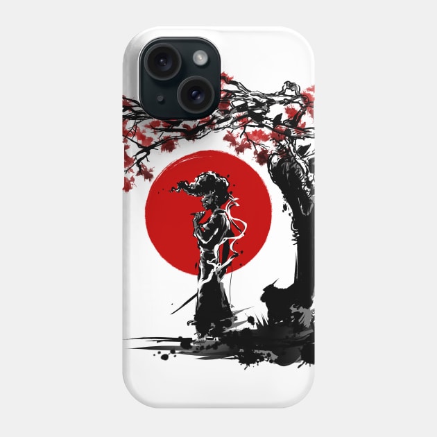 Afro under the sun Phone Case by ddjvigo