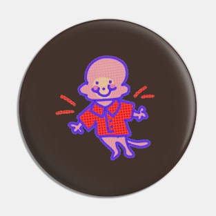 Red Shirt Monkey! Pin