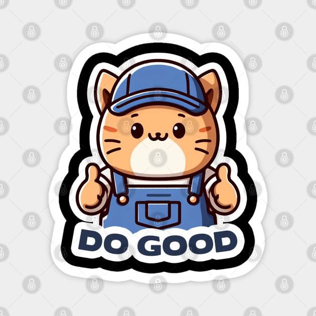 DO GOOD Magnet by Plushism