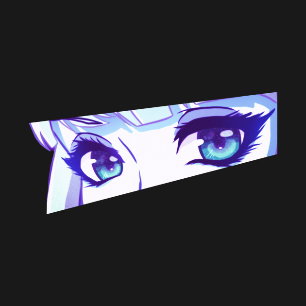 Anime Eyes (blue) - Anime - T-Shirt