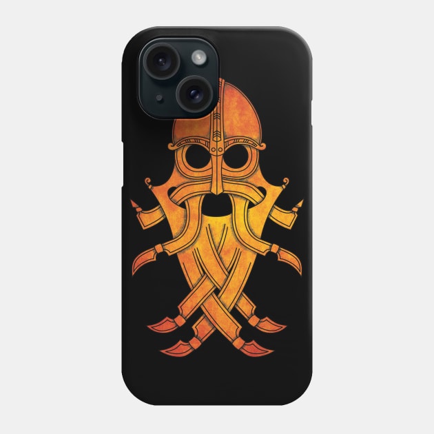 Norse Mask of Odin Phone Case by Beltschazar