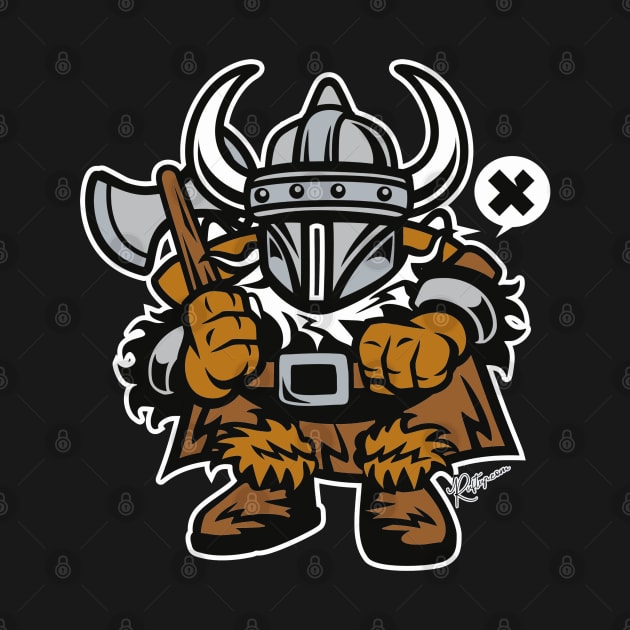 Viking The Original Hacker Hackerman Character by RuftupDesigns