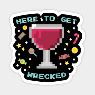 Wine Wrecked Magnet