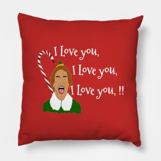 Elf Funny Quotes Pillow