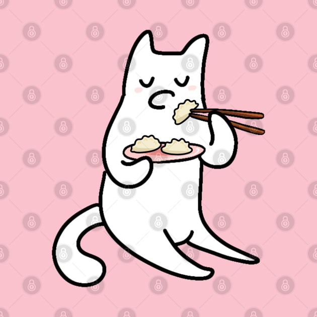 Dumpling Cat by olive c