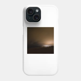 Beach of Carnon with an Illuminated Cloud Cover at Night Phone Case