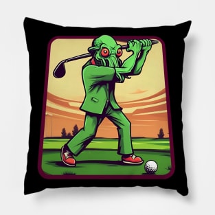 Cthulhu funny golf player Pillow