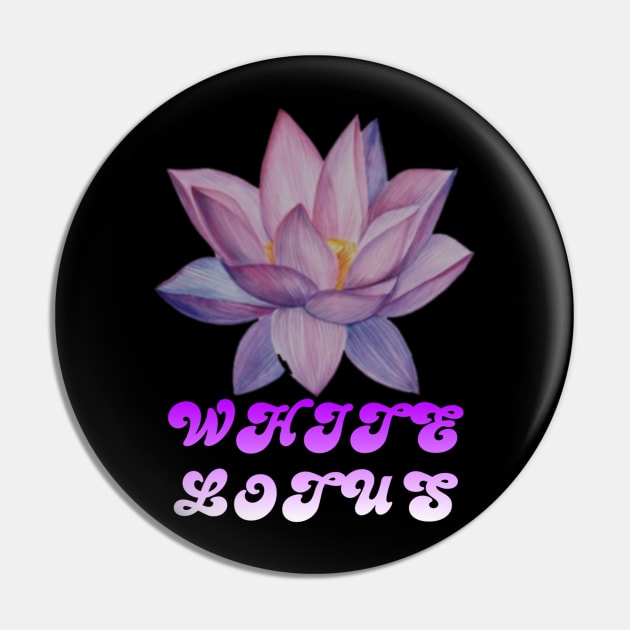 white lotus Pin by ZIID ETERNITY