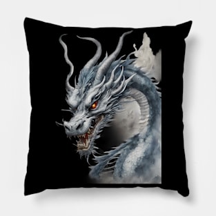 Dragon Drawing Pillow