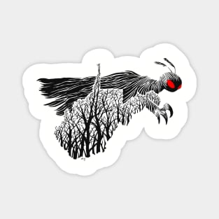 West Virginia Mothman Magnet