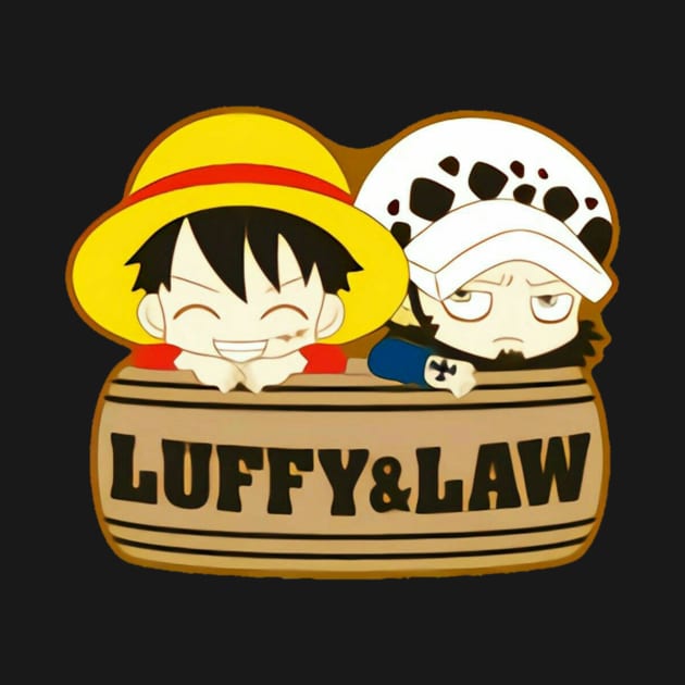 Luffy and law by Boiys