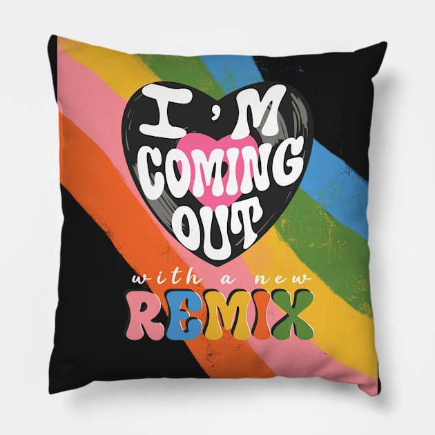 LGBTQ Coming Out Pillow by Guncha Kumar