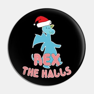 Rex the halls christmas holidays Pin