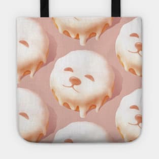 Smile Dog Donut Pattern Tote