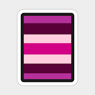 Pink & Purple Stripe Magnet