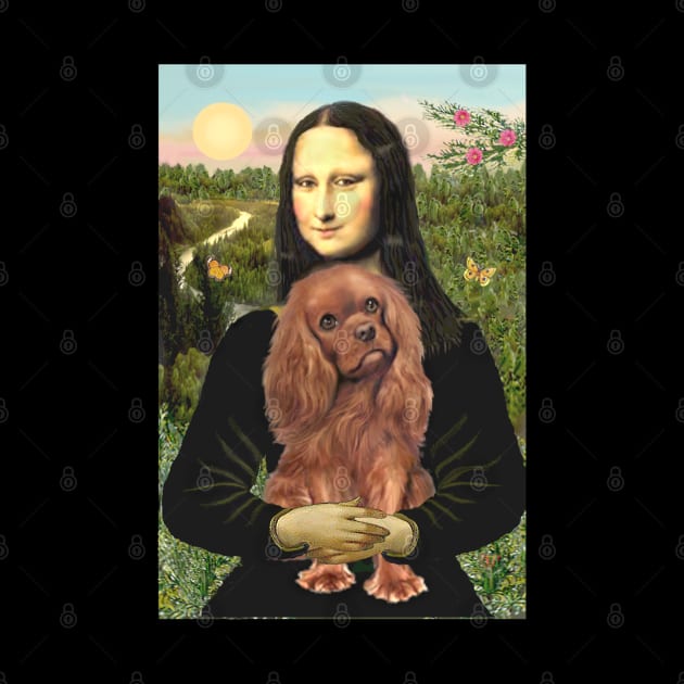 Mona Lisa loves her Ruby Cavalier King Charles Spaniel by Dogs Galore and More