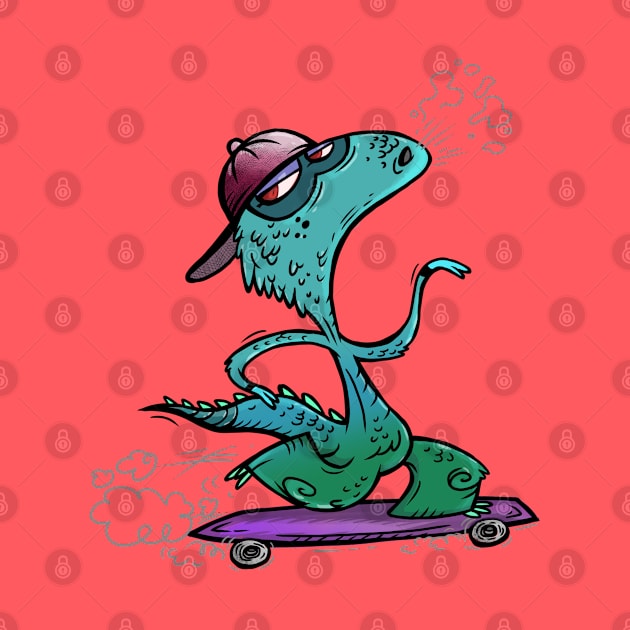 Max the Skatersaur by spartacomargioni