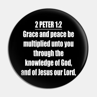 2 Peter 1:2 KJV Pin