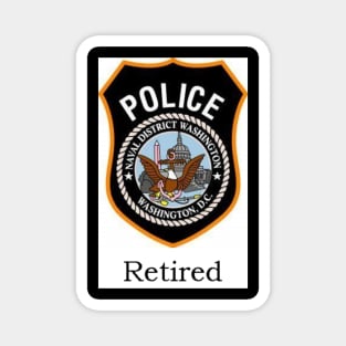 NDW Police Retired Magnet