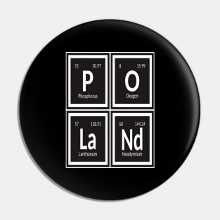 Poland - Periodic Table Pin