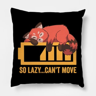 Lazy Red Panda Pillow