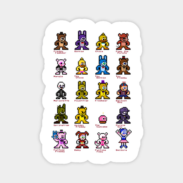 8 Bit Fnaf World