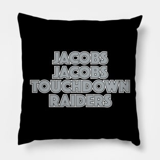 JACOBS JACOBS TOUCHDOWN RAIDERS Pillow