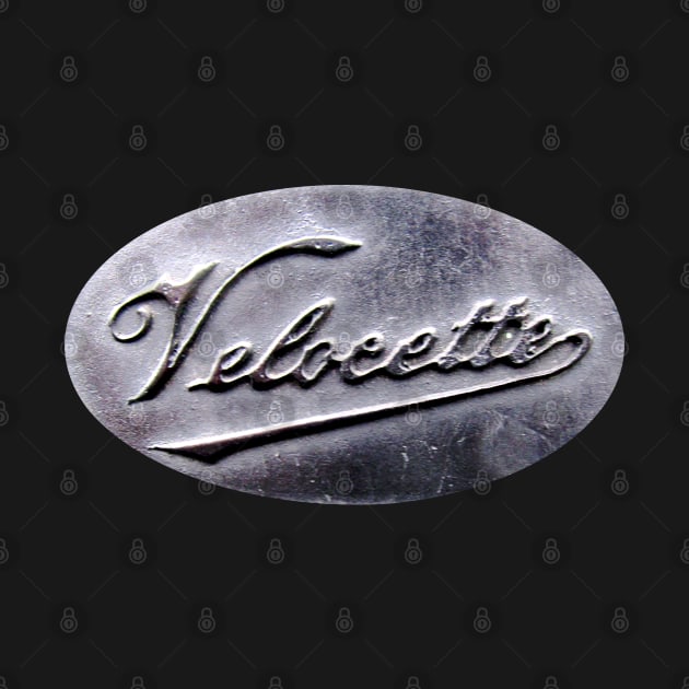 Velocette vintage motorbike logo by soitwouldseem