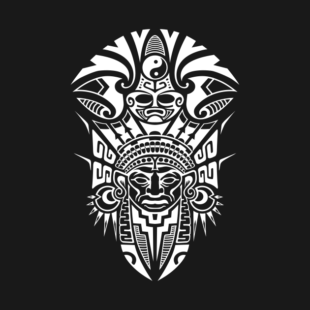 Aztec Warrior Kukulkan Mask by XOZ