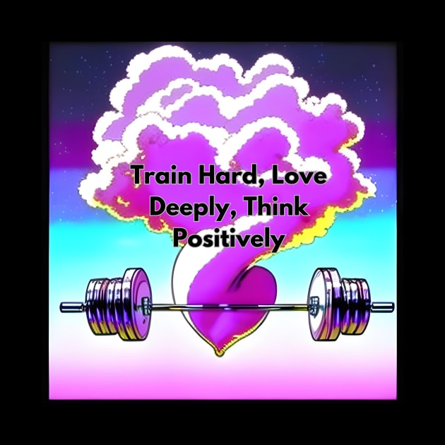 Train Hard, Love Deeply, Think Positively T-SHIRT by Body Balance Fit