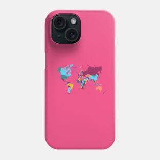 world map Phone Case