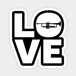 Love Trumpet Gift For Trumpeters Magnet