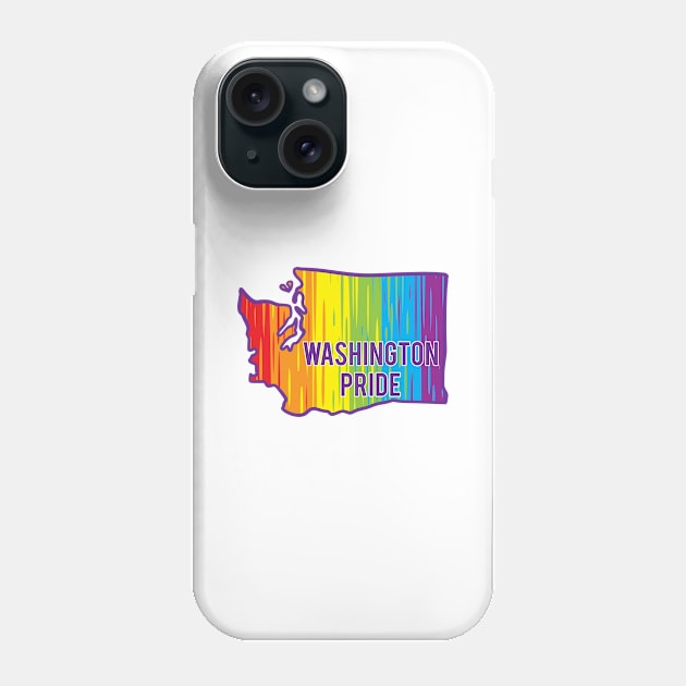 Washington Pride Phone Case by Manfish Inc.