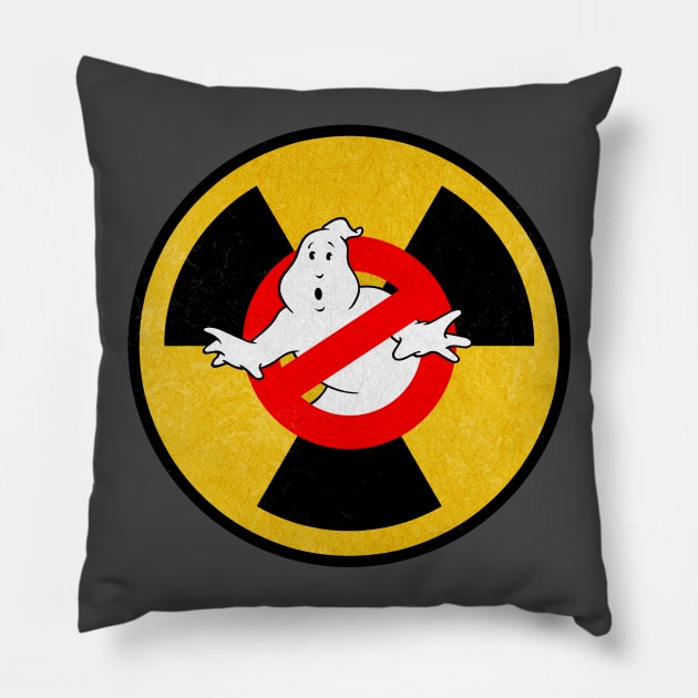 Nuclear No Ghost Pillow by TheKLSGhostbusters