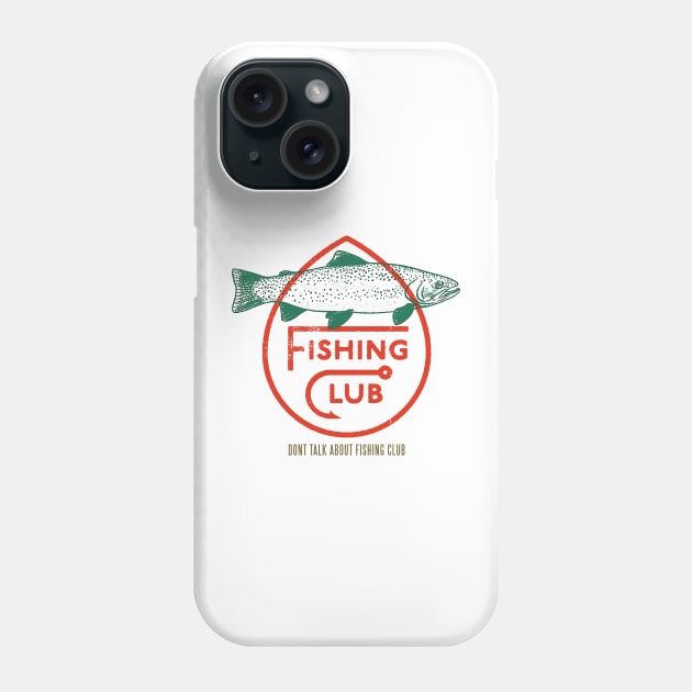 Fishing Club Phone Case by Midcenturydave